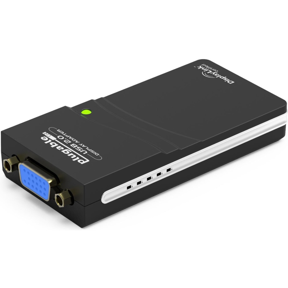 Plugable USB 2.0 to VGA Video Graphics Adapter for Multiple Monitors up to 1920x1080 - Supports Windows 11, 10, 8.1, 7, XP, and Mac MPN:USB-VGA-165