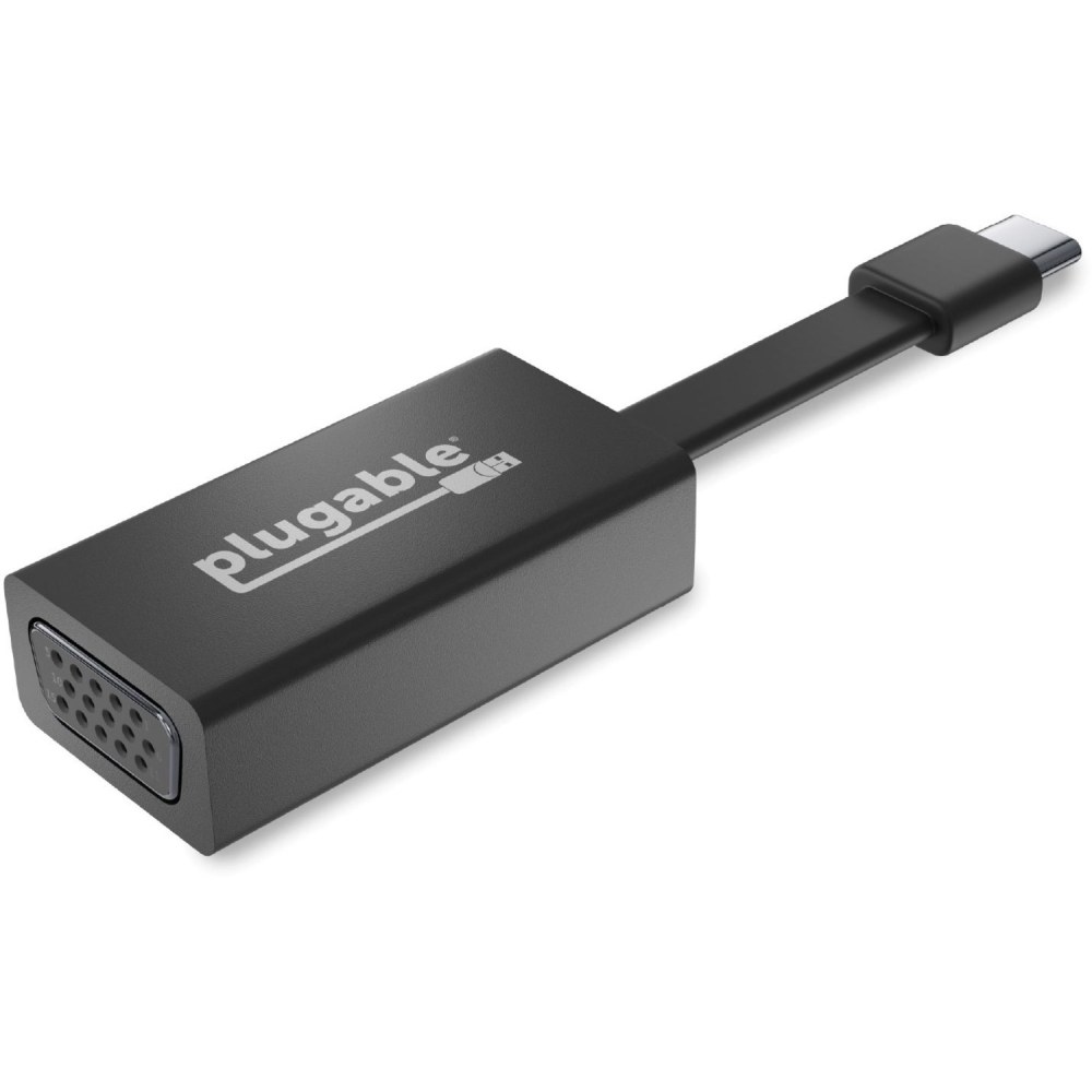 Plugable USB C to VGA Adapter, Thunderbolt 3 to VGA Adapter Compatible with Macbook Pro, Windows, Chromebooks, 2018 iPad Pro, Dell XPS, and more MPN:USBC-TVGA