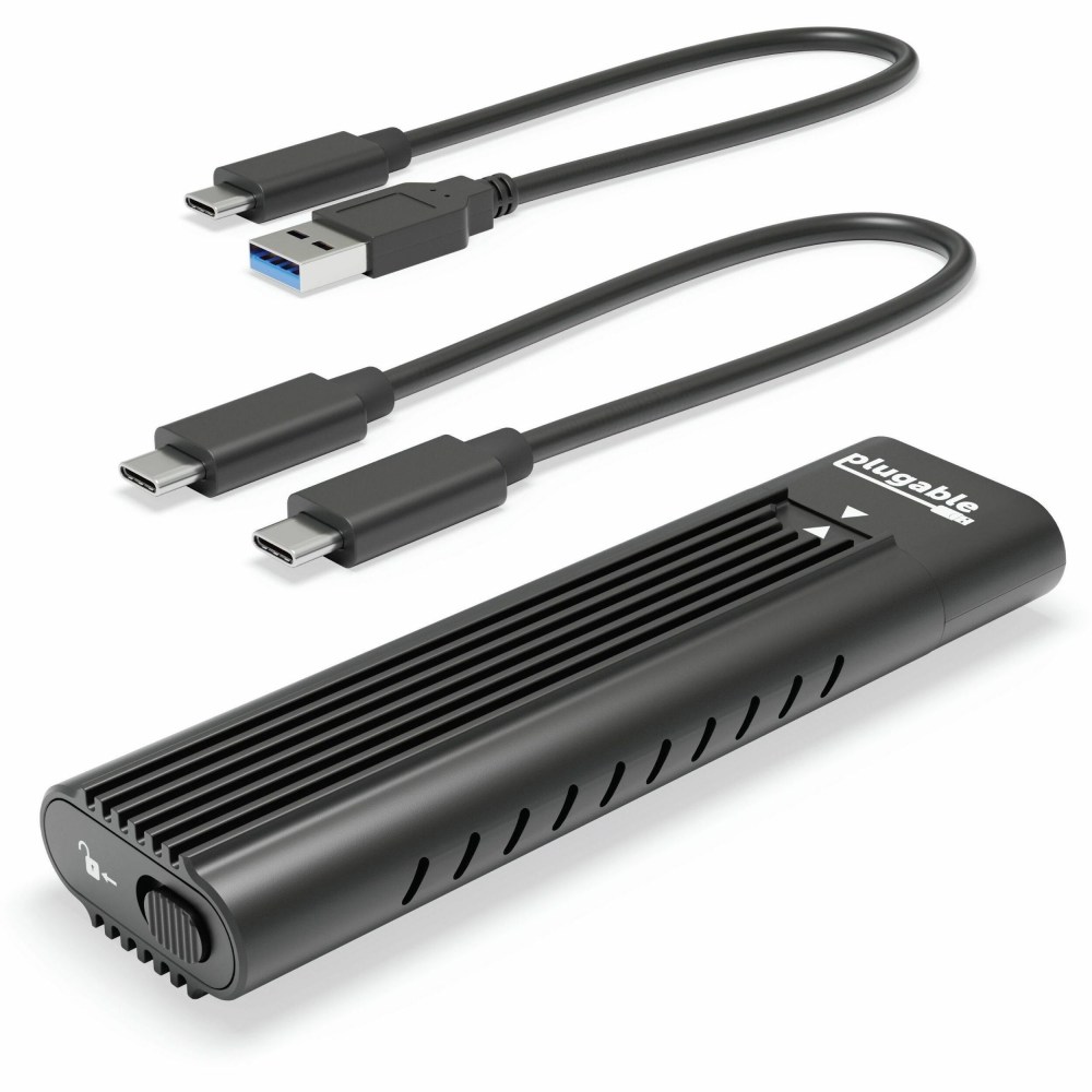 Plugable USB C to M.2 NVMe Tool-free Enclosure USB C and Thunderbolt 3 Compatible up to USB 3.1 Gen 2 Speeds (10Gbps). - USBCNVME MPN:USBC-NVME