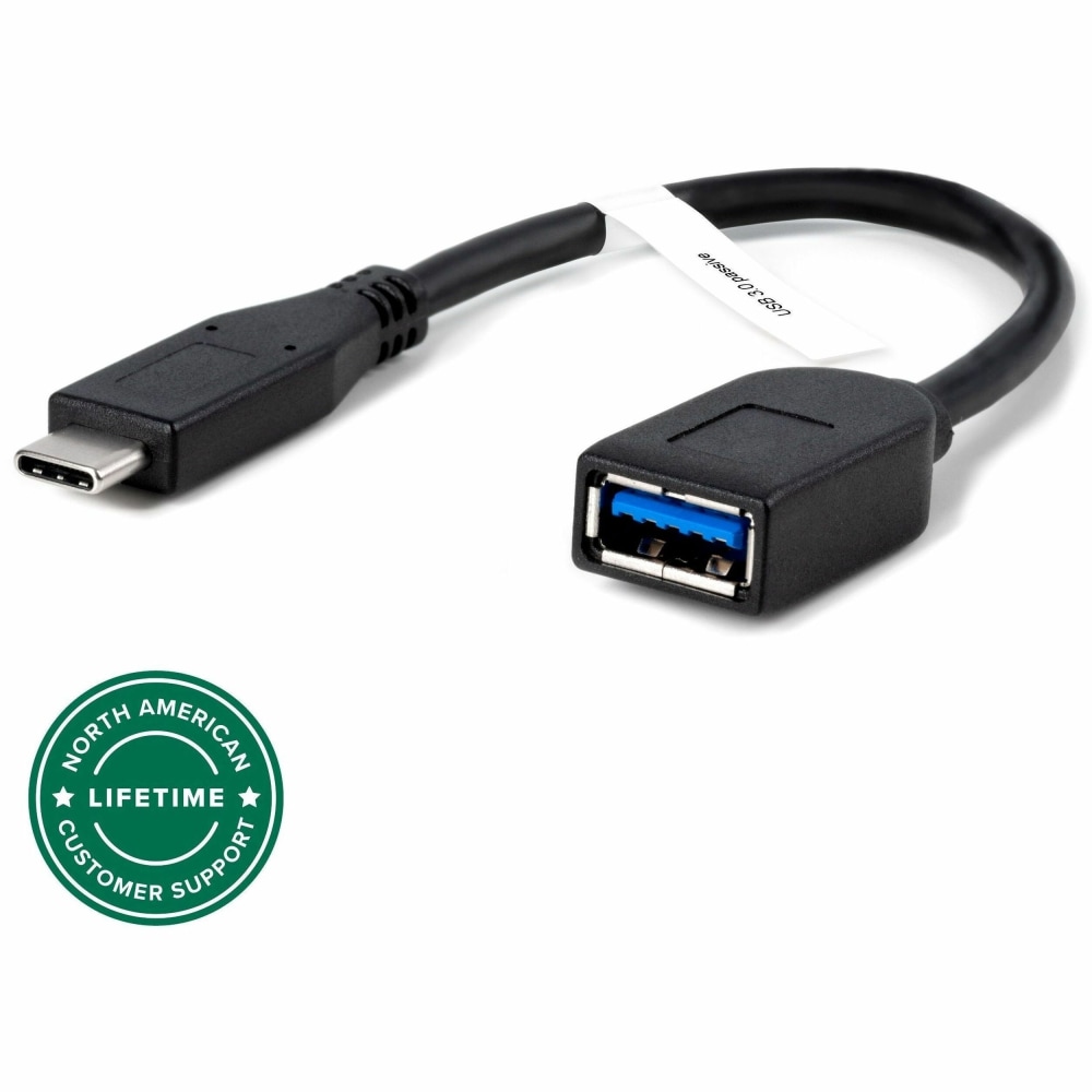 Plugable USB C to USB Adapter Cable - Enables Connection of USB Type C Laptop, Tablet, or Phone to a USB 3.0 Device (20 cm), Driverless MPN:USBC-AF3