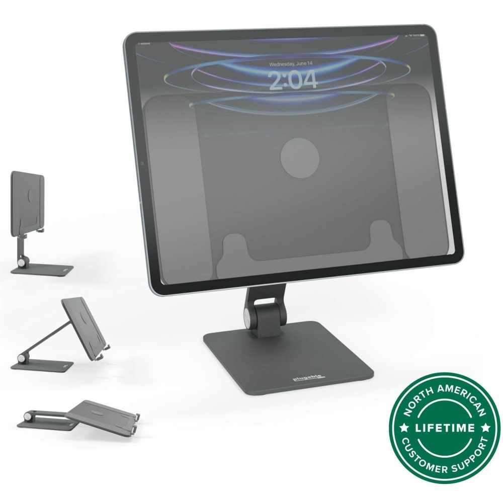 Plugable Magnetic Tablet Holder for MagSafe iPad Pro 12.9 Stand Portable - Foldable 360 deg. Rotating Stand (AMS-STAND13) MPN:AMS-STAND13
