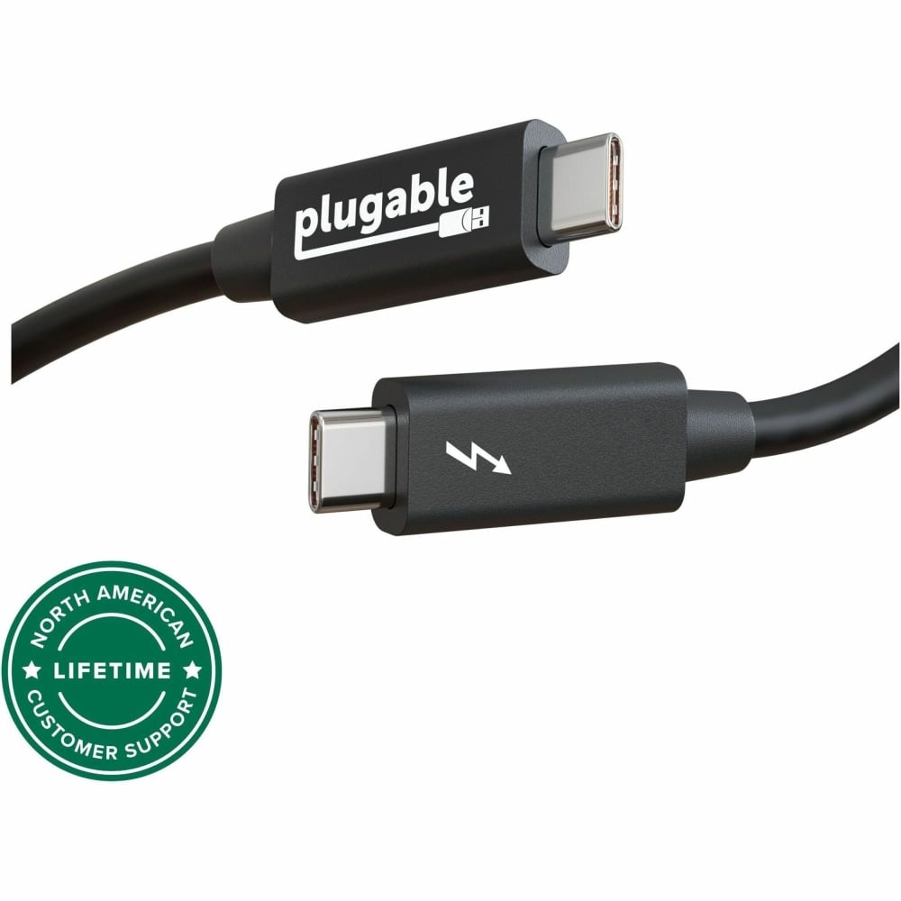 Plugable Windows Transfer Cable 6.6ft (2m), Thunderbolt 10Gbps, Bundled with Bravura Software - TBTTRAN MPN:TBT-TRAN
