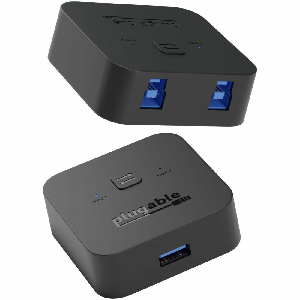 Plugable USB 3.0 Sharing Switch for One-Button Swapping of USB Device or Hub Between Two Computers - (AB Switch) MPN:USB3-SWITCH2