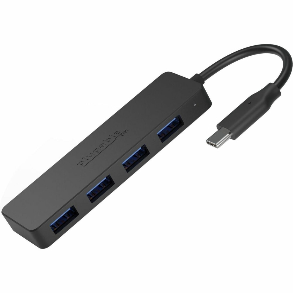 Plugable USB C to USB Adapter Hub, 4 Port USB 3.0 Hub, USB Splitter - USBCHUB4A MPN:USBC-HUB4A