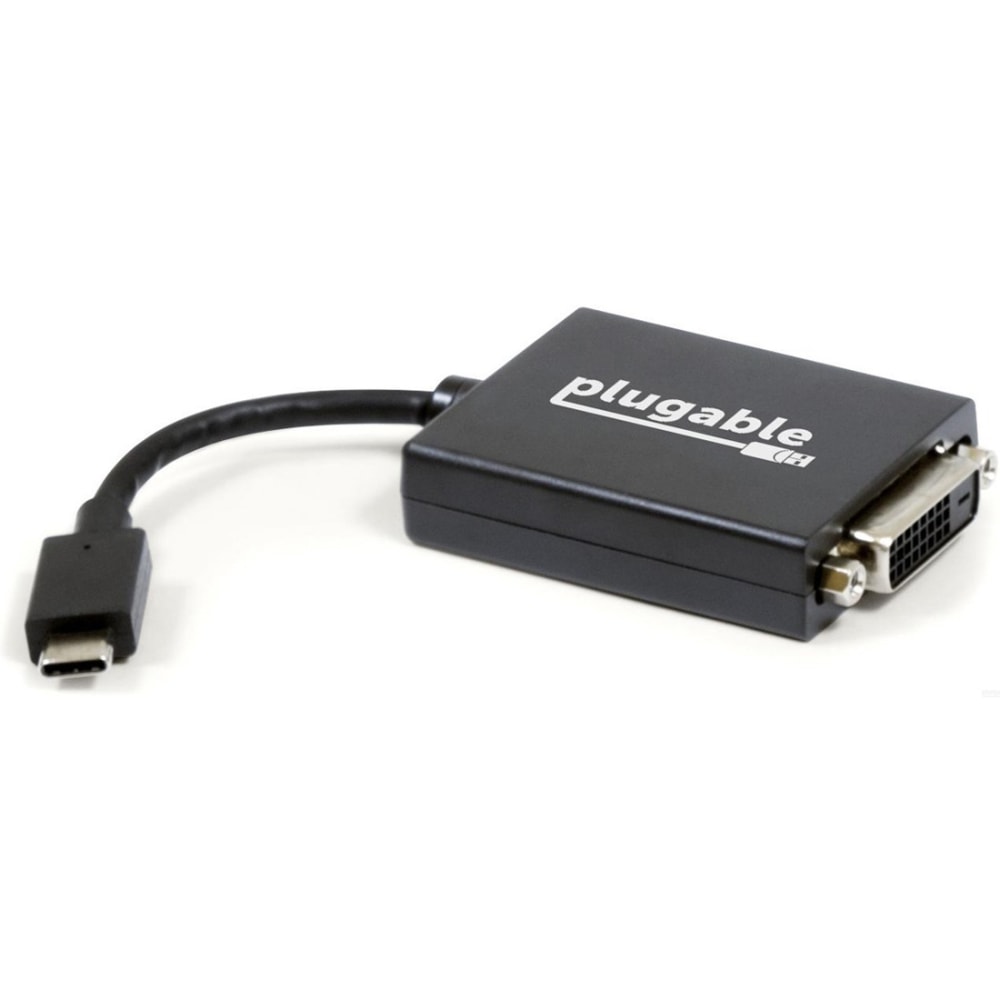 Plugable USB C to DVI Adapter - Connect Your USB-C Laptop to a DVI Display up to 1920x1200- USBCDVI MPN:USBC-DVI