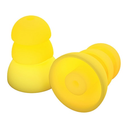 ComforTiered Ear Plugs, 26 dB, Yellow, 5 PK MPN:PRP-SY10