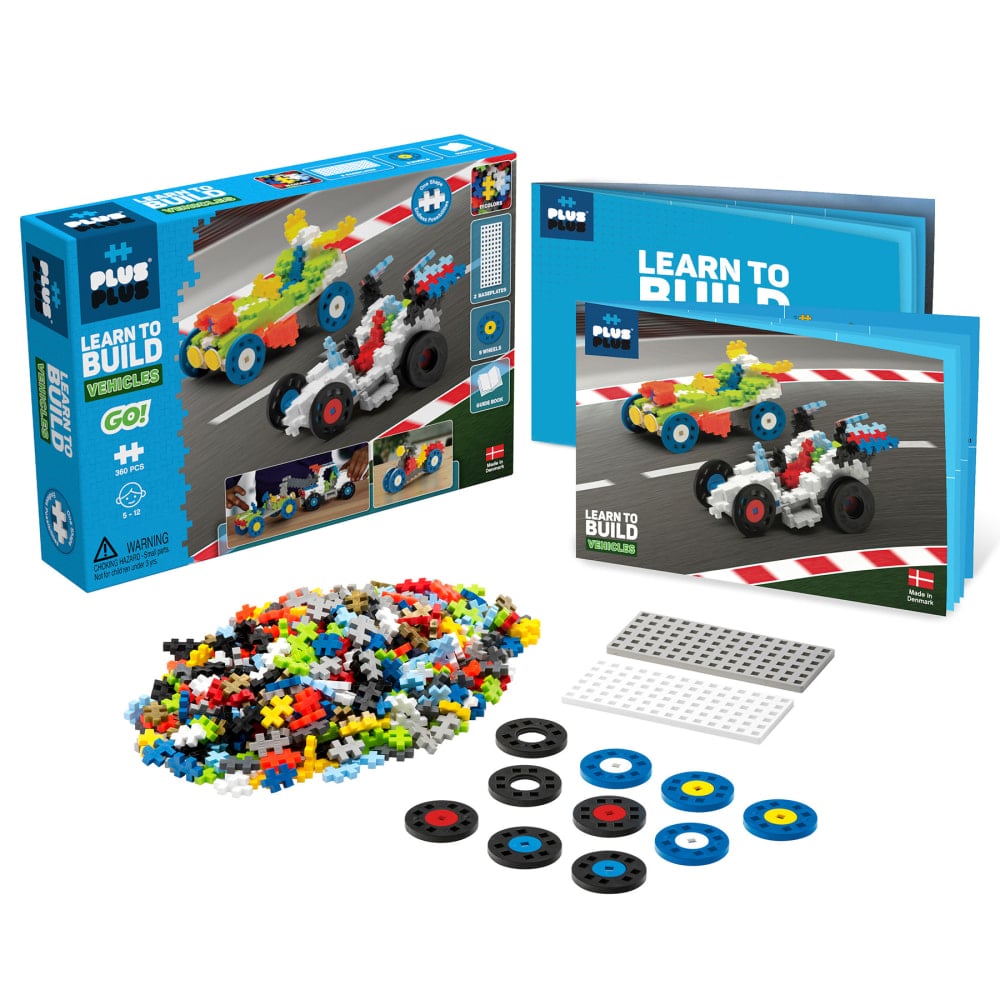 Plus-Plus Building Blocks Learn To Build Go! Vehicles, 360 Pieces MPN:PLL05064