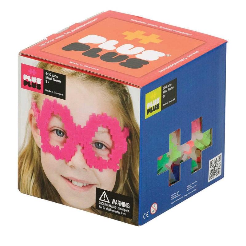 Plus-Plus 600-Piece Open Play Set, Neon MPN:PLL03311