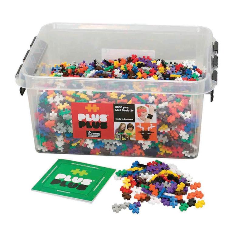 Plus-Plus Open Play 3, 600-Piece Set, Assorted Colors MPN:PLL03373