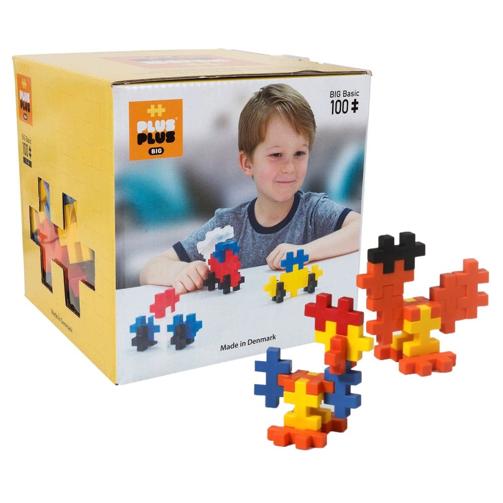 Plus-Plus Big Set, Assorted Colors, Grades Pre-K To 2, Set Of 100 Pieces MPN:PLL03210