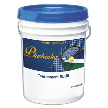 Surface Coating, Plushcolor, Blue, 5 gal. MPN:32002