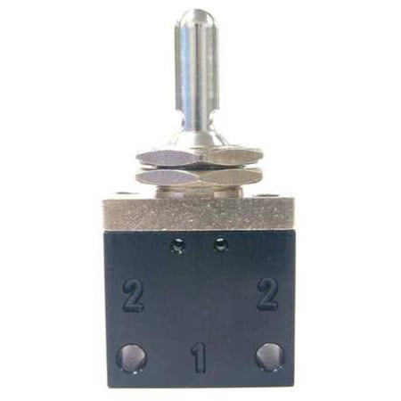 Manual Air Control Valve, Toggle, Aluminum MPN:C042501