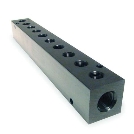 Pipe Manifold Fitting, Aluminum, 1/4 in MPN:M10-125-10