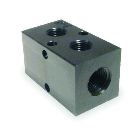 Pipe Manifold Fitting, Aluminum, 1/4 in MPN:M10-125-2