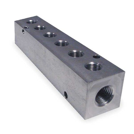 Manifold, Stainless Steel, NPT, 4-3/4 In. L MPN:M10-125-6-SS
