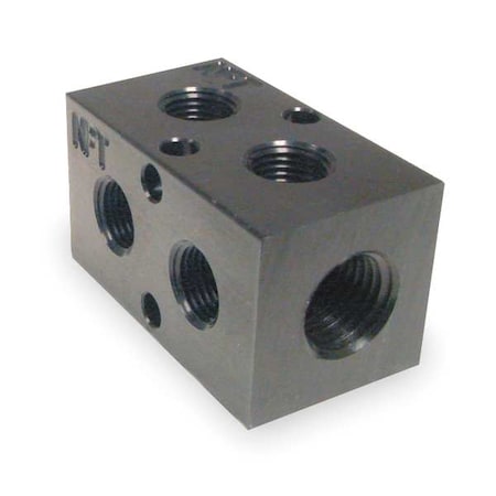 Pipe Manifold Fitting, Aluminum, 3/8 in MPN:M20-250-2-90