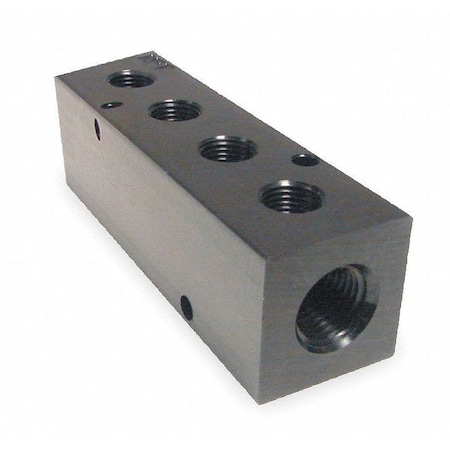 Pipe Manifold Fitting, Aluminum, 3/8 in MPN:M20-250-4