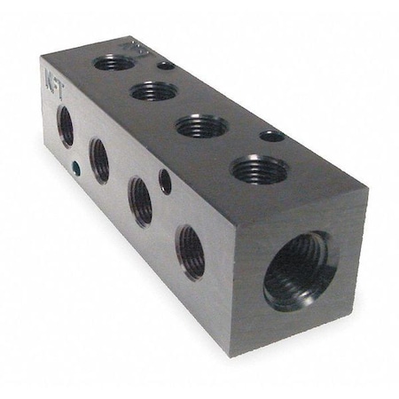 Pipe Manifold Fitting, Aluminum, 3/8 in MPN:M20-250-4-90