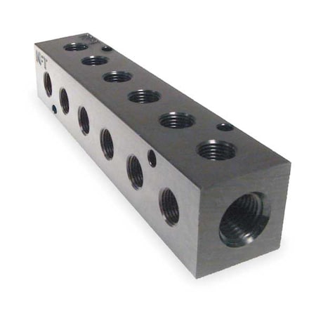Pipe Manifold Fitting, Aluminum, 3/8 in MPN:M20-250-6-90
