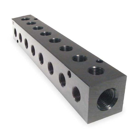 Pipe Manifold Fitting, Aluminum, 1/2 in MPN:M30-375-8-90