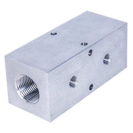 Pipe Manifold Fitting, Aluminum, 1 in MPN:M40-500-2