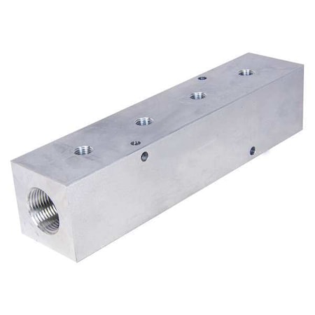 Pipe Manifold Fitting, Aluminum, 1 in MPN:M40-500-4