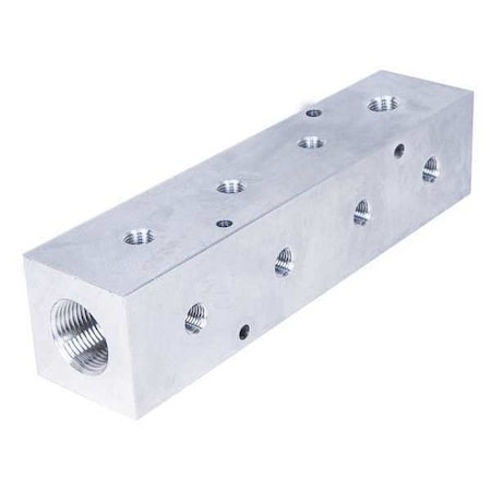 Pipe Manifold Fitting, Aluminum, 1 in MPN:M40-500-4-90