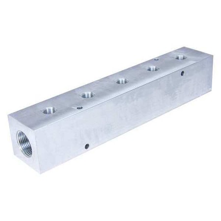 Manifold, 5 Outlets, Outlet Size 1/2