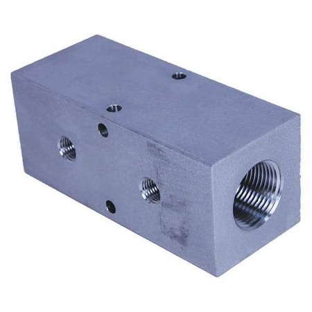 Pipe Manifold Fitting, Aluminum, 1 in MPN:M40-750-2-90