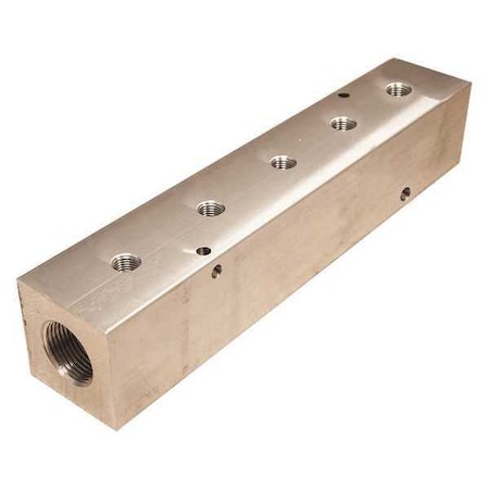 Pipe Manifold Fitting, Aluminum, 1 in MPN:M40-750-5-90