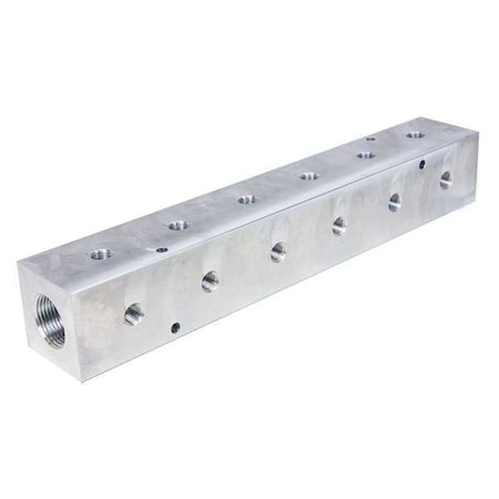 Pipe Manifold Fitting, Aluminum, 1 in MPN:M40-750-6-90