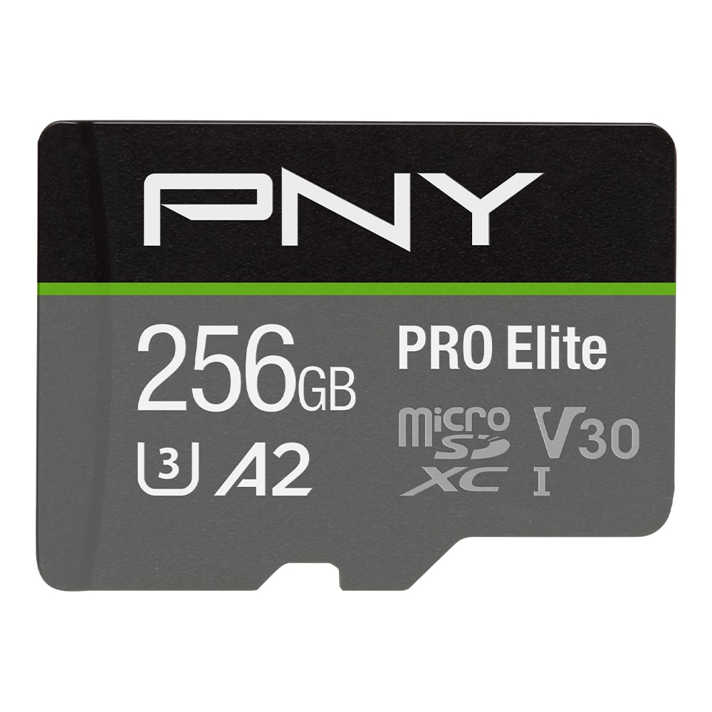 PNY PRO Elite Class 10 U3 V30 microSDXC Flash Memory Card, 256GB MPN:P-SDU256V32100PRO-GE