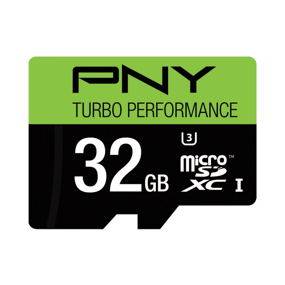 PNY MicroSD Card, Turbo Class 10, 32GB (Min Order Qty 3) MPN:P-SDU32GU390G-GE