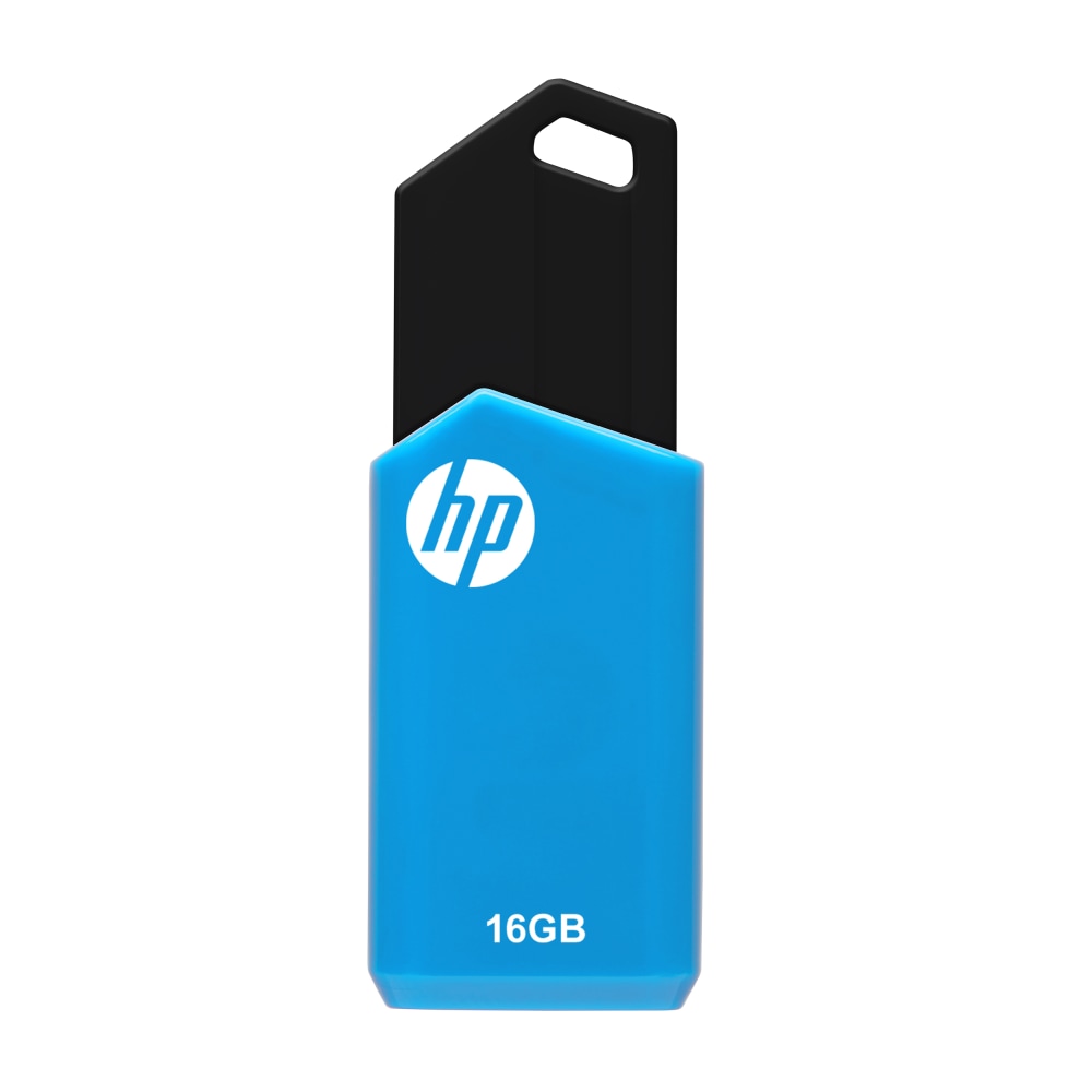 HP v150w USB 2.0 Flash Drive, 16GB, Blue (Min Order Qty 10) MPN:P-FD16GHPV150W-GE