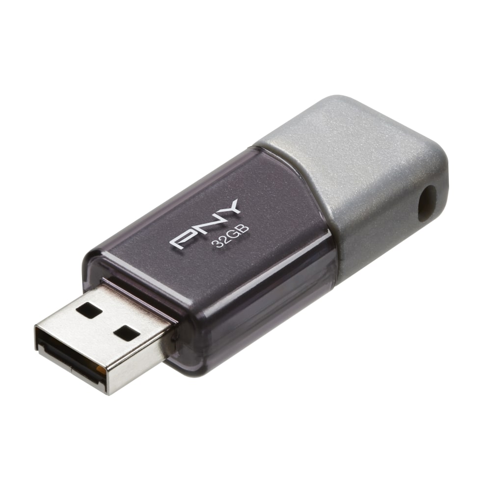 PNY Turbo Attache 3 USB 3.0 Flash Drive, 32GB (Min Order Qty 4) MPN:P-FD32GTBOP-GE