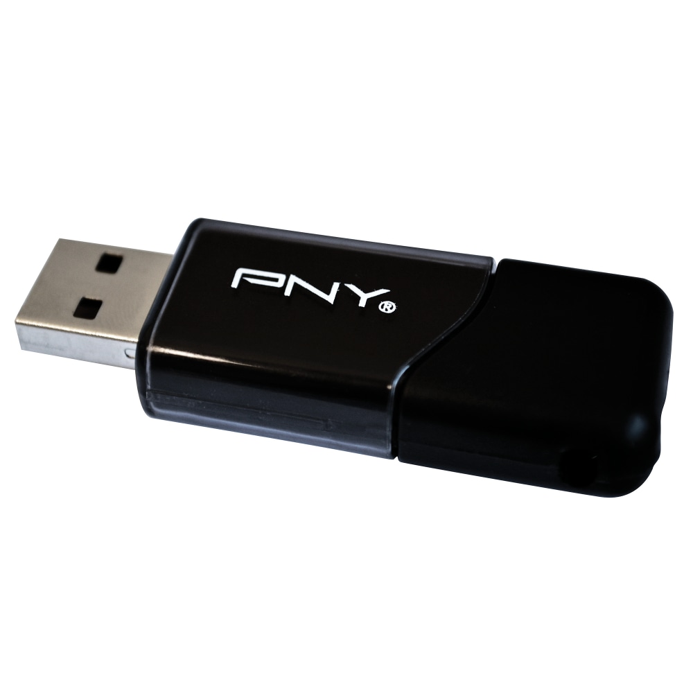 PNY Attache 3 USB 2.0 Flash Drive, 64GB (Min Order Qty 2) MPN:P-FD64GATT03-GE