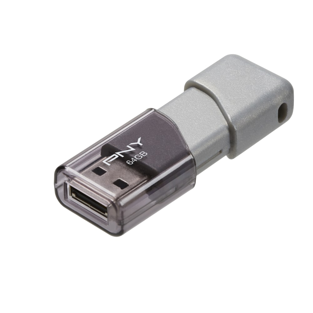 PNY Turbo Attache 3 USB 3.0 Flash Drive, 64GB (Min Order Qty 2) MPN:P-FD64GTBOP-GE