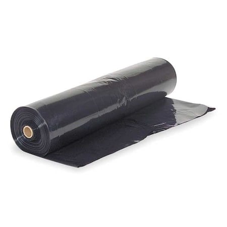 Poly Sheeting, 24ft.x100ft. x6Ml, Black MPN:B246