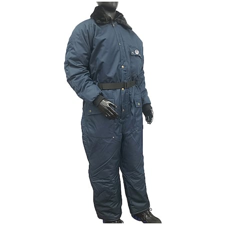 Insulated Heavy Duty Coverall, L-Tall, 840 Nylon Outer Shell, Navy, L Tall MPN:22013-TLRGB