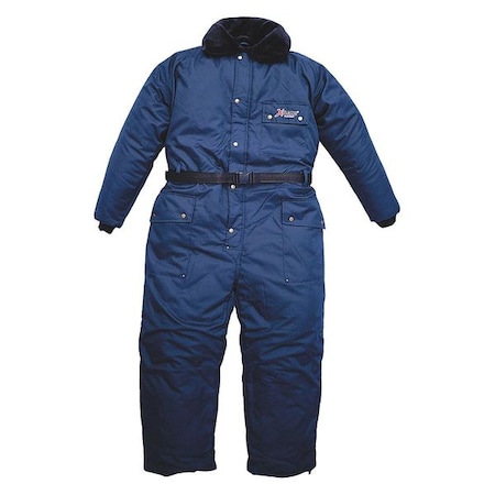 Insulated Heavy Duty Coverall, M-Tall, 840 Nylon Outer Shell, Navy, M Tall MPN:22013NT