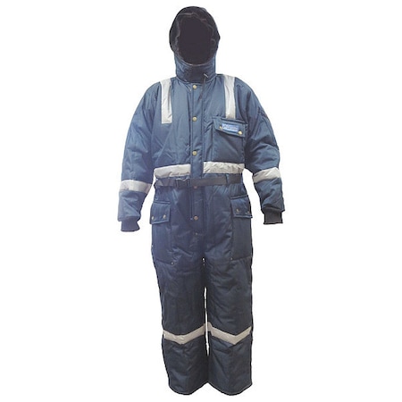 Reflective Insulated Hooded Coverall, 4X MPN:22020R-4XL