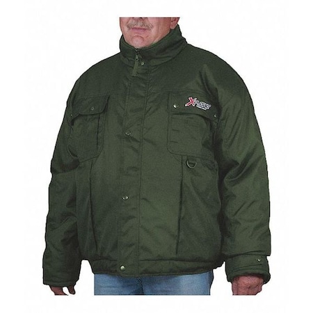 Jacket, Nylon, Green, L MPN:34020G-L