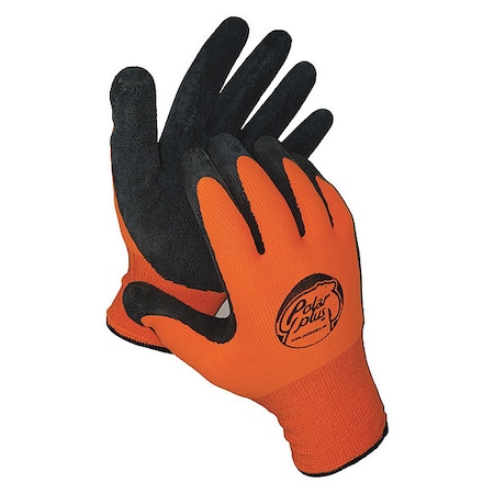 Cold Protection Gloves, Latex Palm, Thermal Lining, Orange, L MPN:FG-1100-L