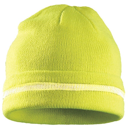 Hi Vis Knit Hat, Reflective Stripe, Orange MPN:PP-LUC-KCR-O