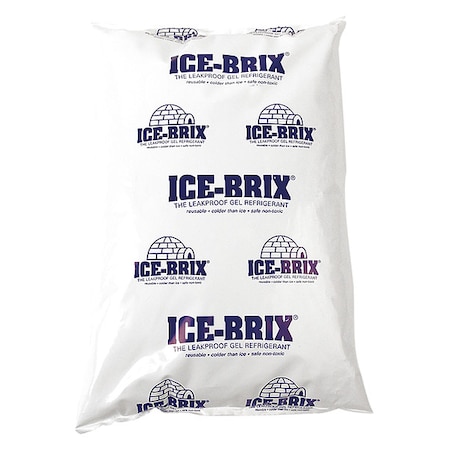 Ice-Brix Poly Pouch, Reuseable, Leakproof, 31 oz., Pk4 MPN:IB 31