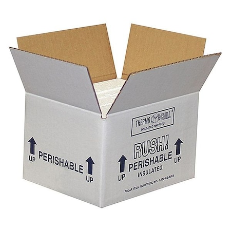 Insulated Shipping Bio Foam & Carton, 1-5 Day, PK4 MPN:53XM38