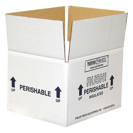Insulated Shipping Bio Foam & Carton, 1-5 Day, PK3 MPN:53XM39