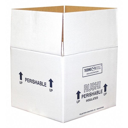 Insulated Shipping Bio Foam & Carton, 1-5 Day, PK2 MPN:53XM42