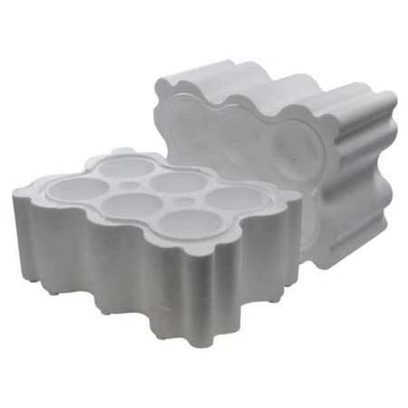 Wine/Champagne Bottle Top Load Shipper Foam, 1 Bottle MPN:746T