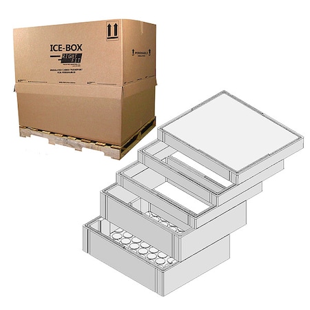 Insulated Shipping Kit, White MPN:GE101 AV SK2EC